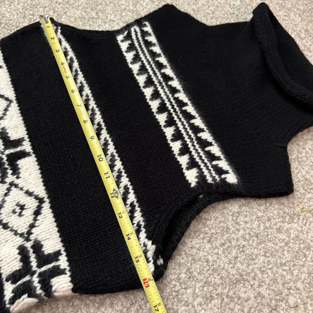 Ralph Lauren Collection Cashmere Turtleneck Sweater Aztec Native Top Runway 1999 - Picture 7 of 8